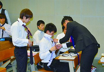 就職支援写真:ビジネスマナー講座