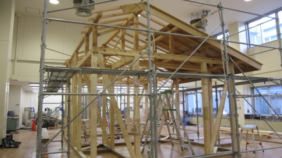 木造住宅の軸組・内装施工