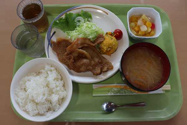 学食体験の様子
