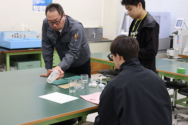 科別説明・体験授業の様子