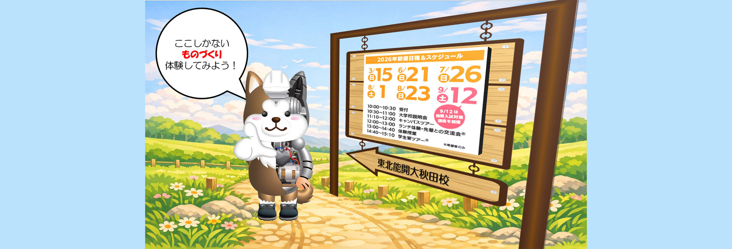 オープンキャンパス　2026年キャッチコピー