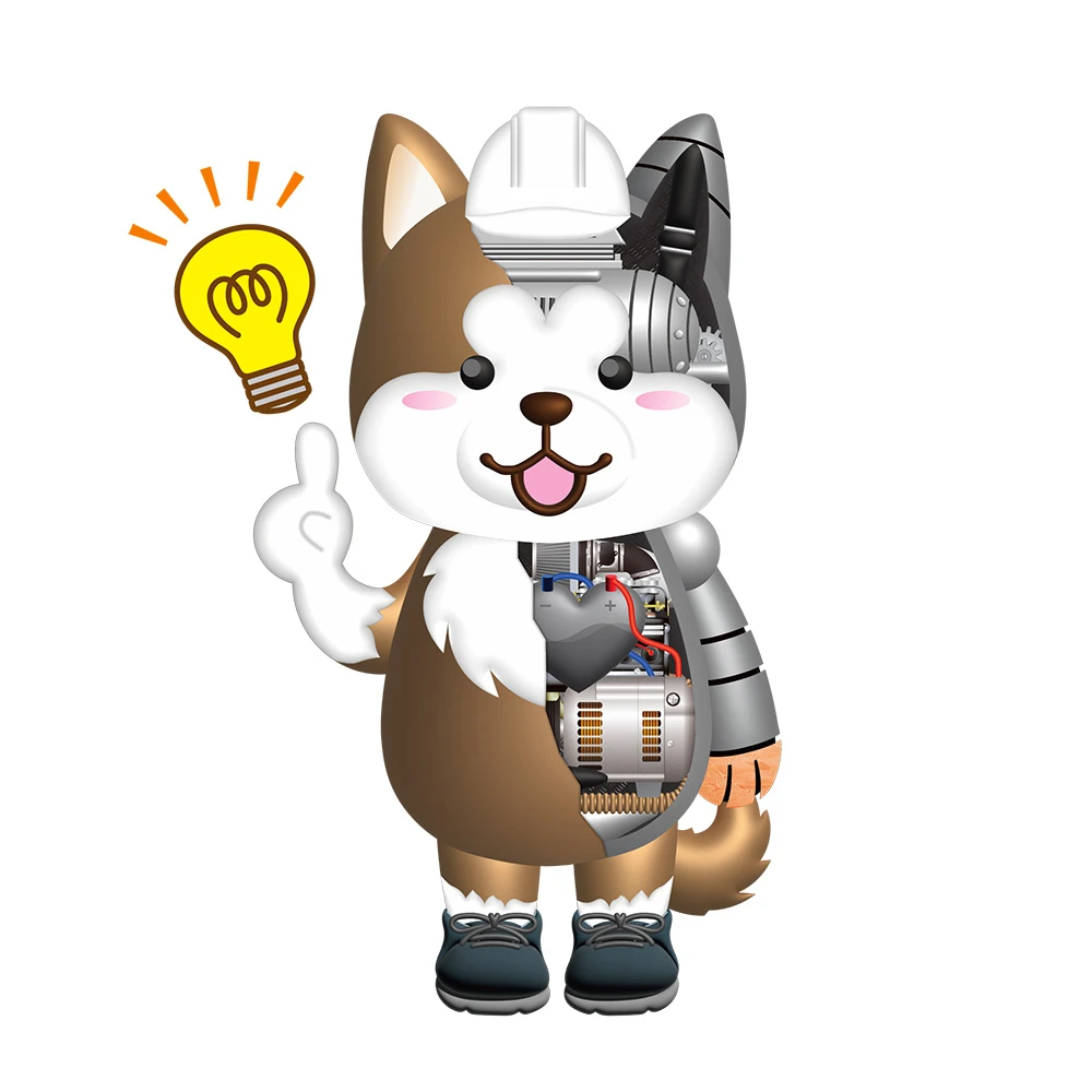 ワンジニア 閃いているイラスト