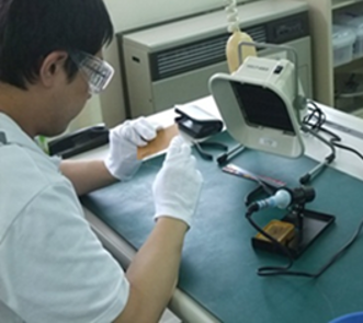 基板製作に係る鉛フリーはんだ付け技術