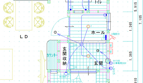 CADによる電気設備の設計技術