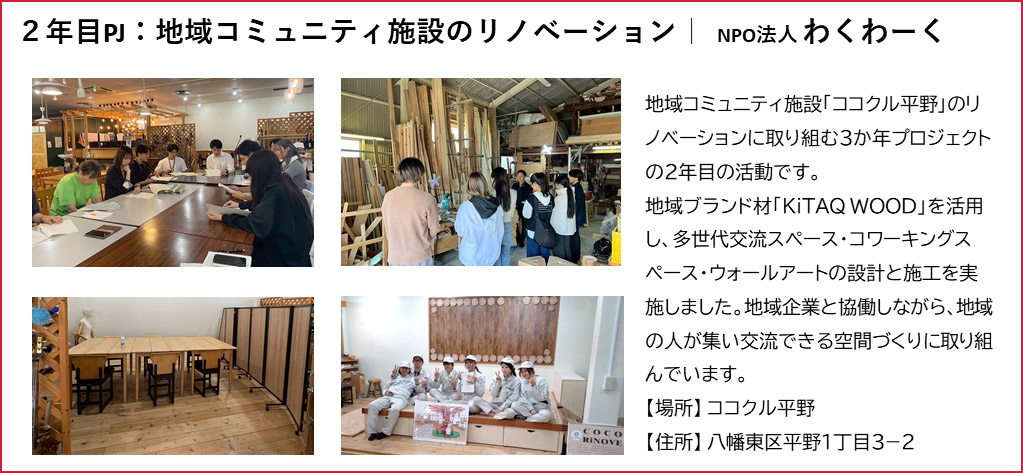 地域コミュニティ施設のリノベーション