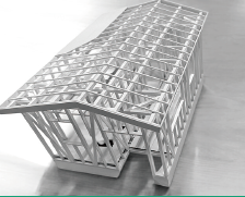 住宅の模型の画像