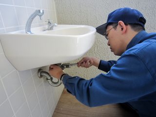 排水配管の修理