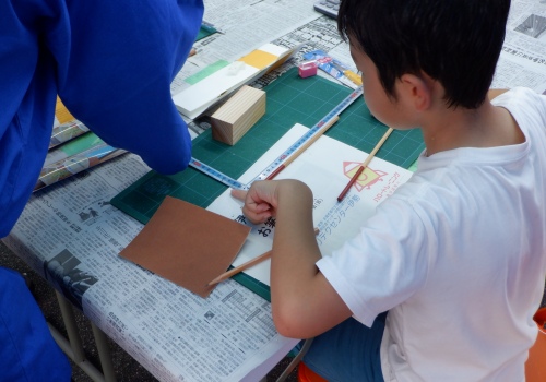 箸づくり　作業風景（２）