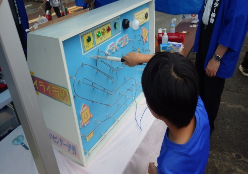 巨大イライラ棒体験