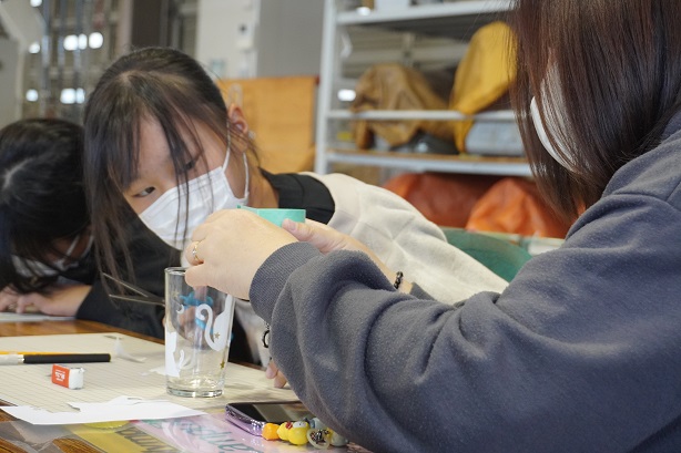 サンドブラストデザイン風景