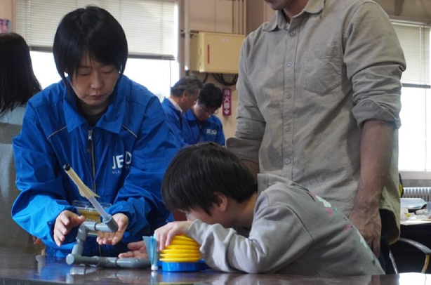 エアーロケット作成風景