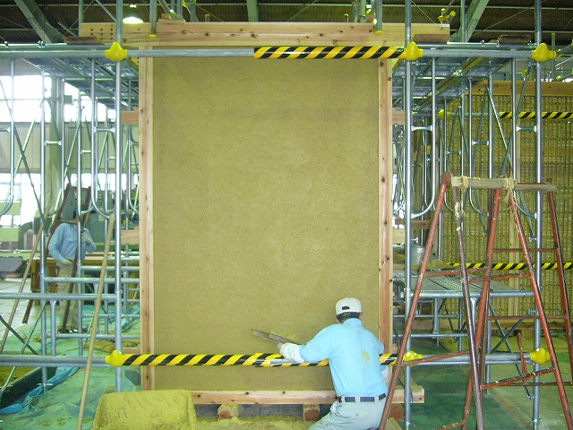 土壁 実大試験体