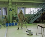 クリーニング作業