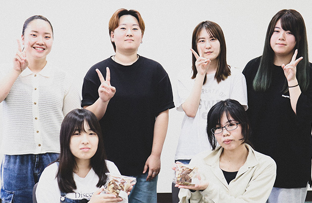 女子学生茶話会の様子 1枚目