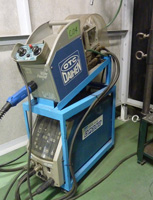 溶接機の台として利用した写真