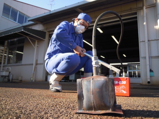 炭酸ガスアーク溶接作業