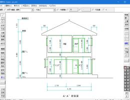 実践建築設計2次元CAD技術（Jw_CAD）（断面図）