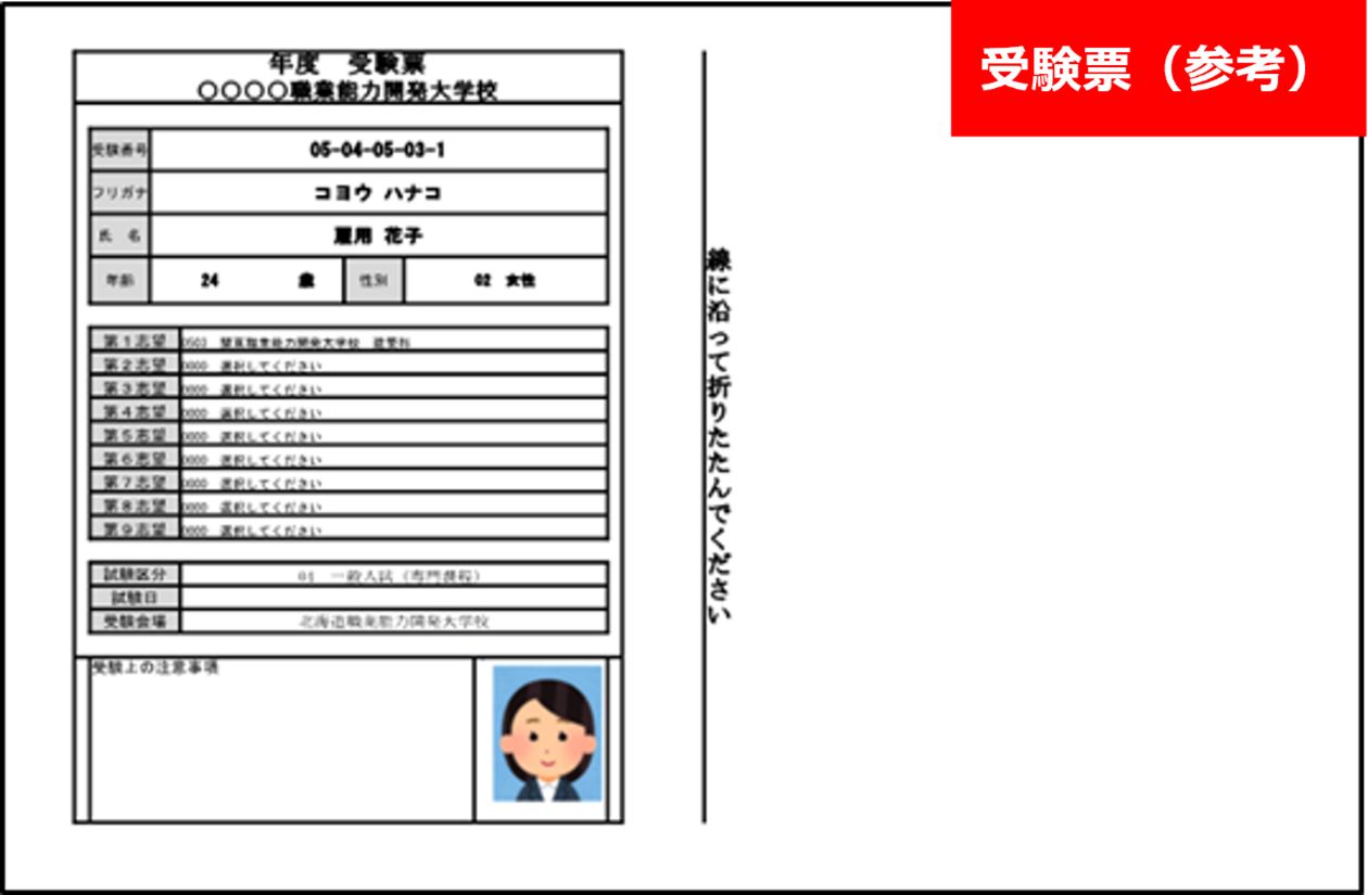 受験票