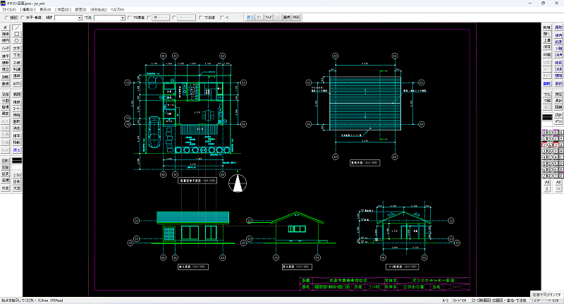訓練課題例建築CAD