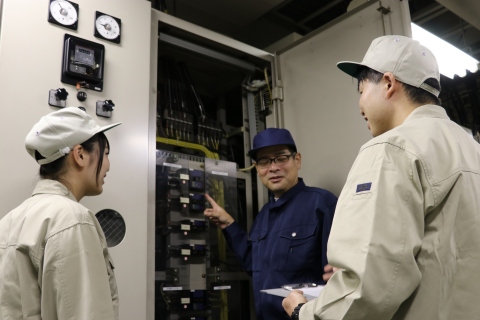 電気工事作業の訓練イメージ