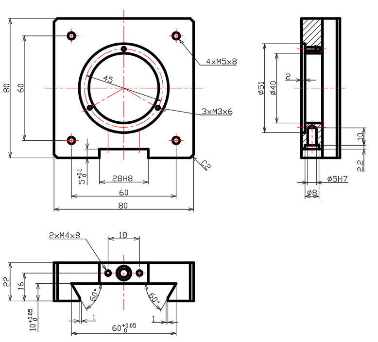 訓練イメージ（２次元ＣＡＤ製図）の写真