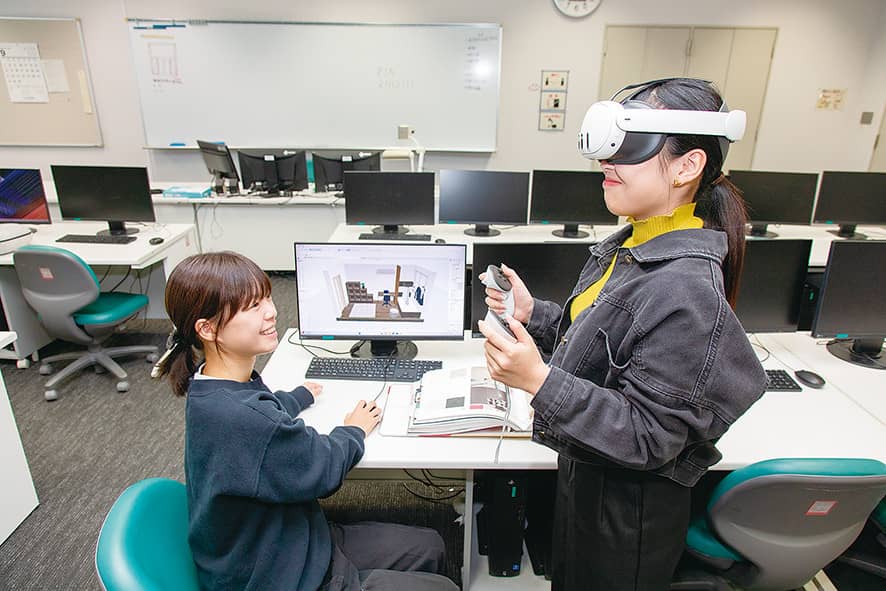 VR・MRシステムを活用した研究の様子