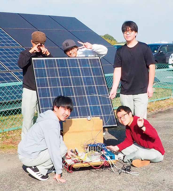 太陽光発電パネルを用いた環境エネルギー実験