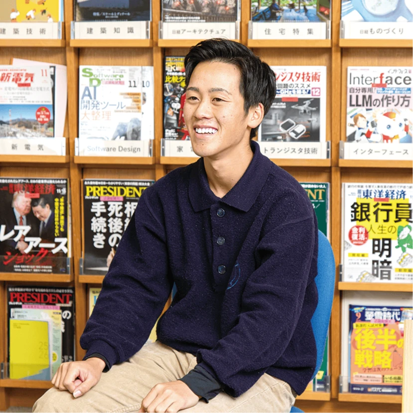 建築施工システム技術科 上田 清馬さん
