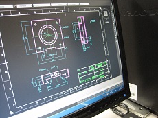 ２次元ＣＡＤによる機械図面作成の画像