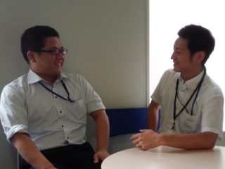左：成田さん、右：現場リーダー