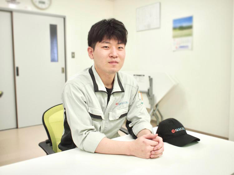 写真：株式会社中田製作所勤務に就職した先輩