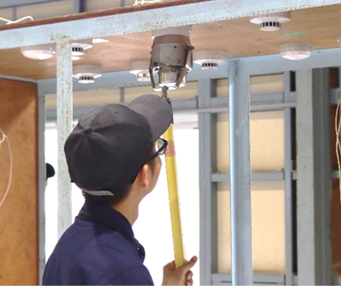 感知器作動試験