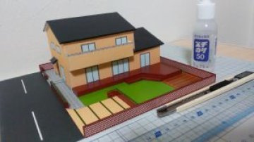 住宅模型の写真