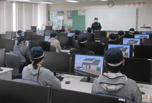 実習場（住宅座学）見学風景