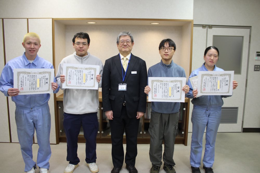 校長表彰を行いました!の写真1