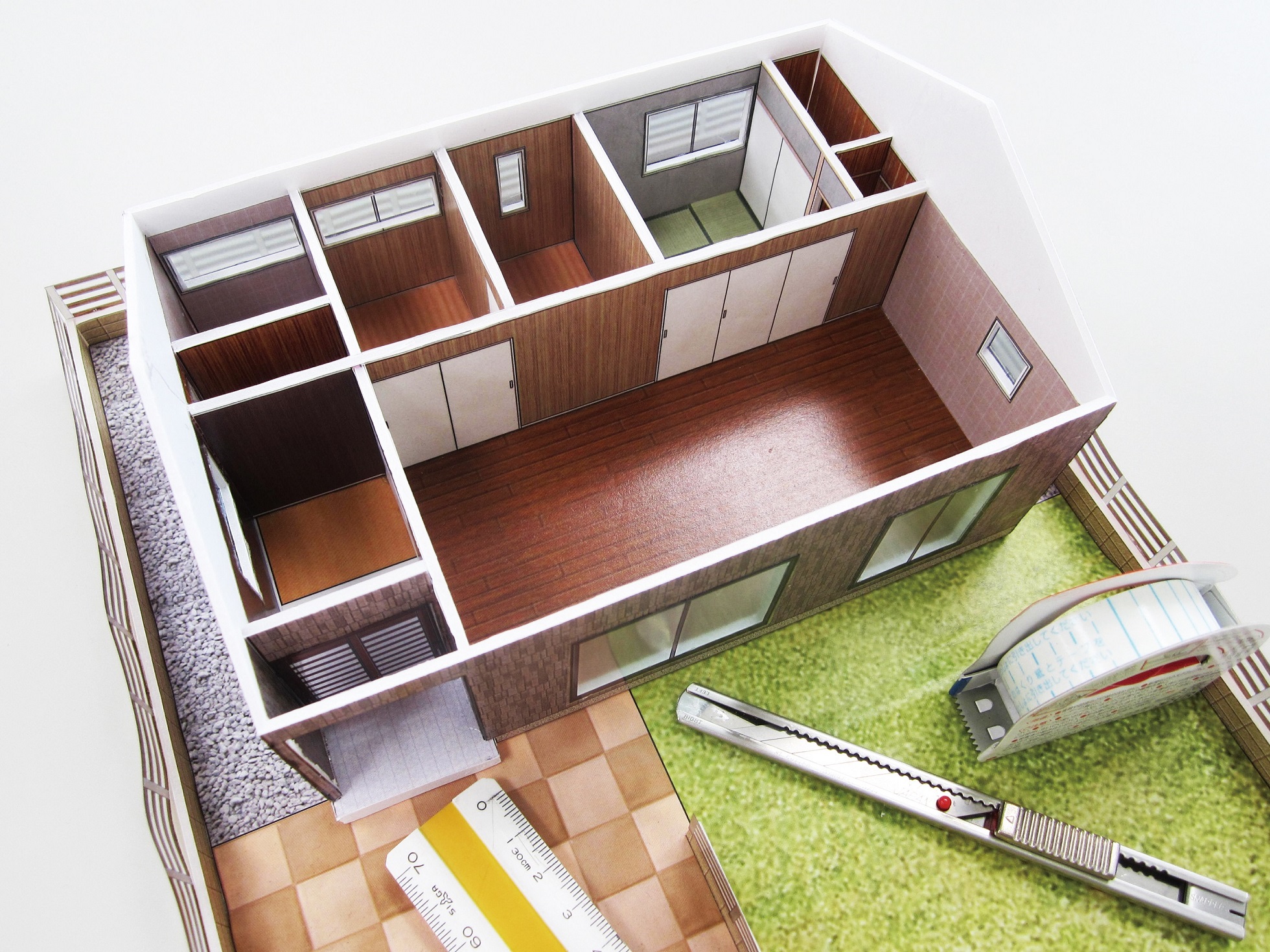 住宅模型の製作